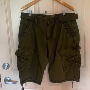 Like-New, Men’s Size 34 Green Cargo Shorts